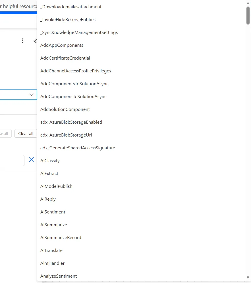 That is quite a list of actions... Unbound Actions possible