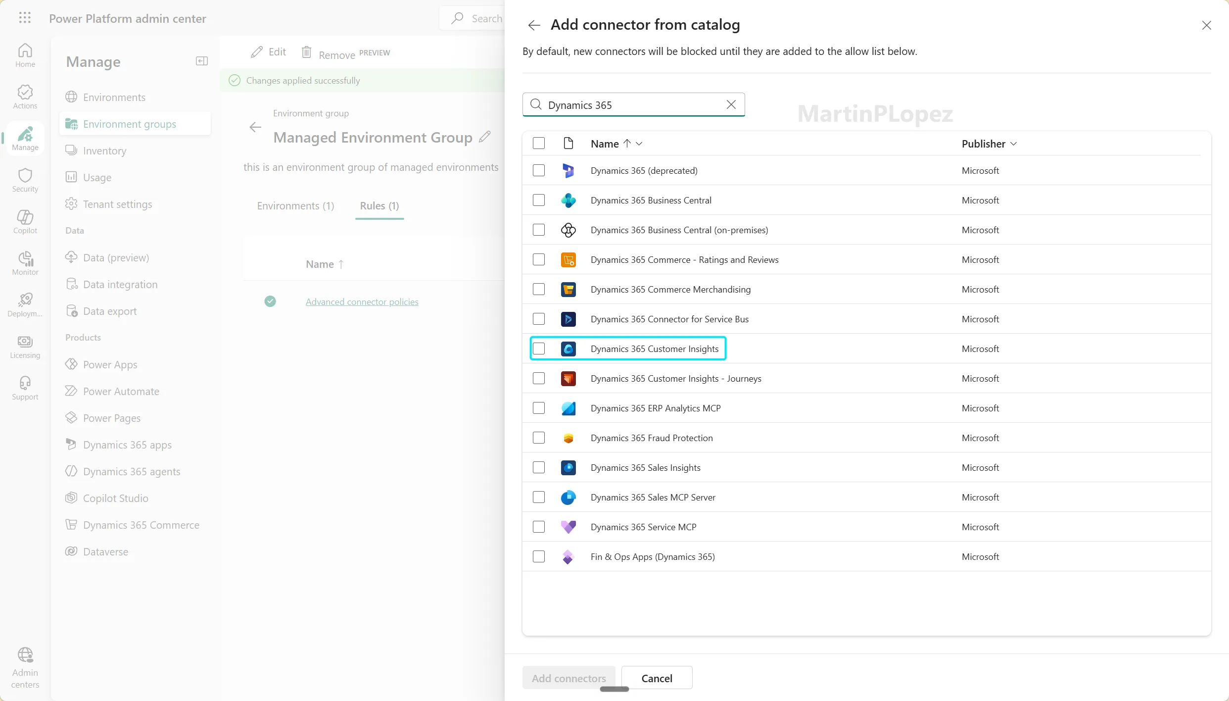 Dynamics Customer Insights Connector