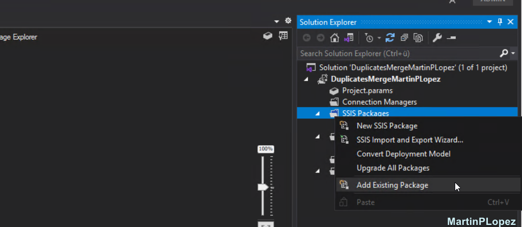 Until I saw “Add existing Package”, it took a while… /posts/dataverse-ssis-merge-duplicates/image2.png